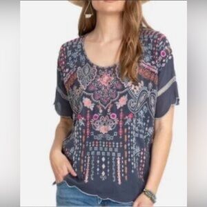Medium Johnny Was Embroidered Top